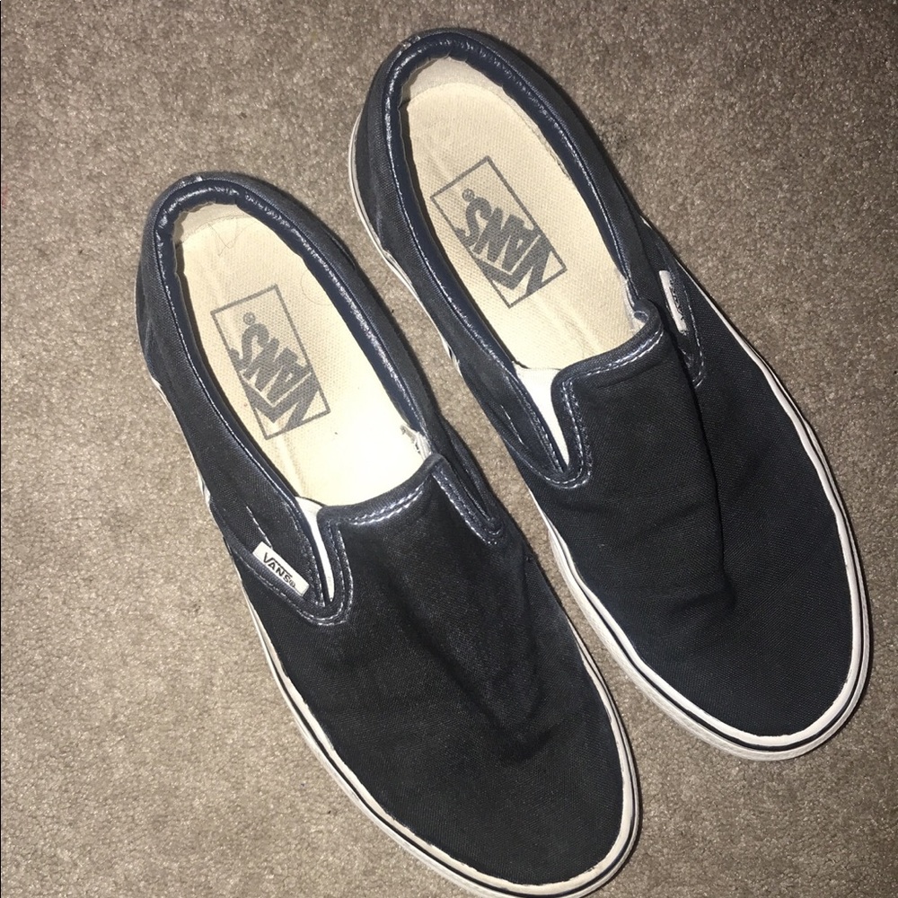 Black Vans slip ons. Offers welcome 🙃
